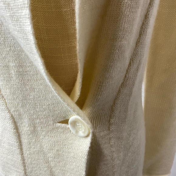 M Rena wool blend single button front cardigan medium - Picture 6 of 10